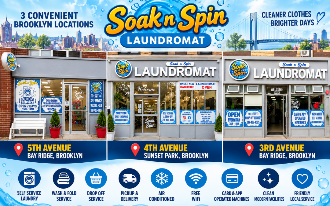 Welcome to Soak N Spin Laundry – Your Neighborhood Laundromat in NYC
